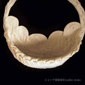 画像5: 綱木紋・鉢・ムーンライトL・オフホワイト〜ライトグレー