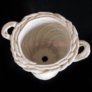 画像3: 綱木紋・鉢・ジュン・オフホワイト〜ライトグレー
