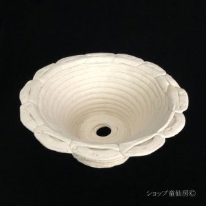 画像2: 綱木紋・鉢・はなまる・オフホワイト~ライトグレー　