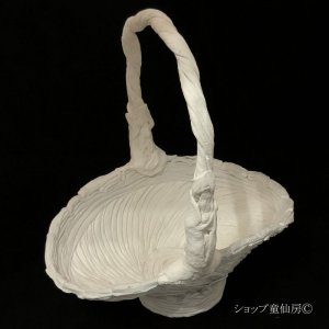 画像1: 綱木紋・鉢・くらまLL・オフホワイト〜ライトグレー