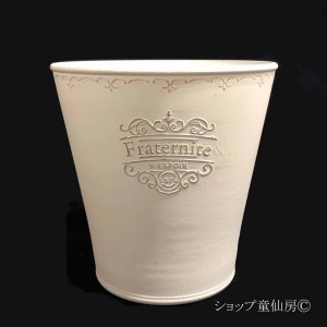 画像2: 樹脂鉢・フラテルニテロングW ・ホワイト
