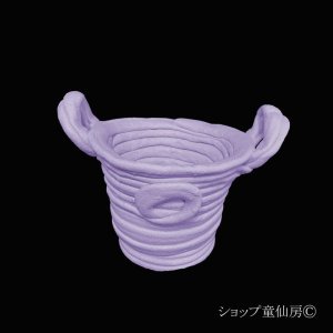 画像1: 綱木紋・鉢・ミニ小鉢3.5・ピンク