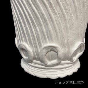 画像4: 綱木紋・鉢・丸鉢LL・オフホワイト〜ライトグレー