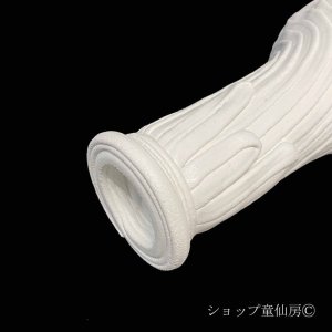 画像3: 綱木紋・鉢・ラン鉢・オフホワイト〜ライトグレー