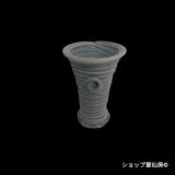 綱木紋・鉢・ロング小鉢・グレー６