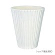 画像1: 樹脂鉢・バーティカルラインハイポット19・ ホワイト (1)