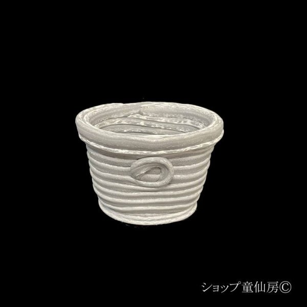 画像1: 綱木紋・鉢・ハミング・グレー混合色 (1)