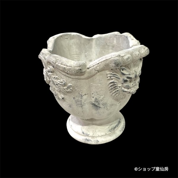 画像3: セメント鉢・アンティーク６ (3)